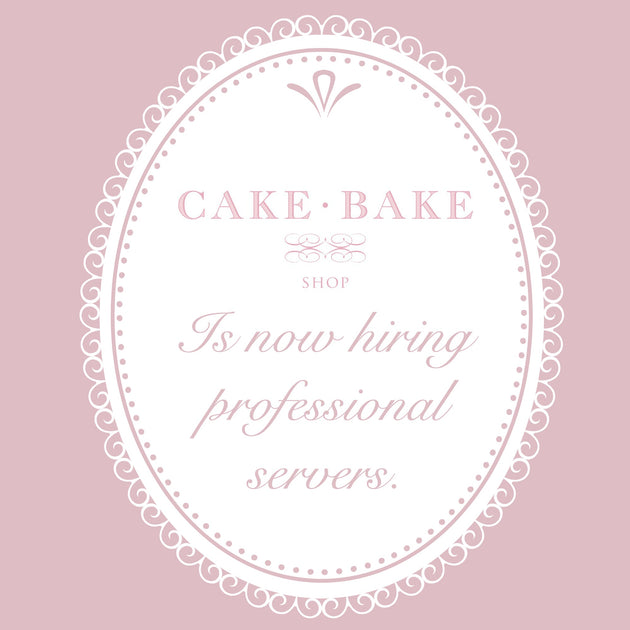 Hiring Professional Servers The Cake Bake Shop®