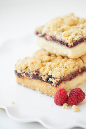 Raspberry Jam Crumble Bar