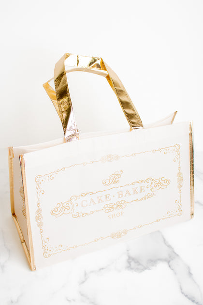 Treat ürself Rose cake satin bag The Cake Bake Shop Reusable Bag - Medium – The Cake Bake Shop®