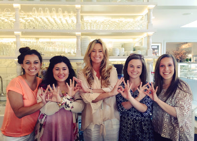 Zeta Tau Alpha Girls Visit the CBS