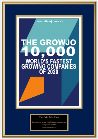The Cake Bake Shop awarded the rank of #4812 in the Growjo 10000