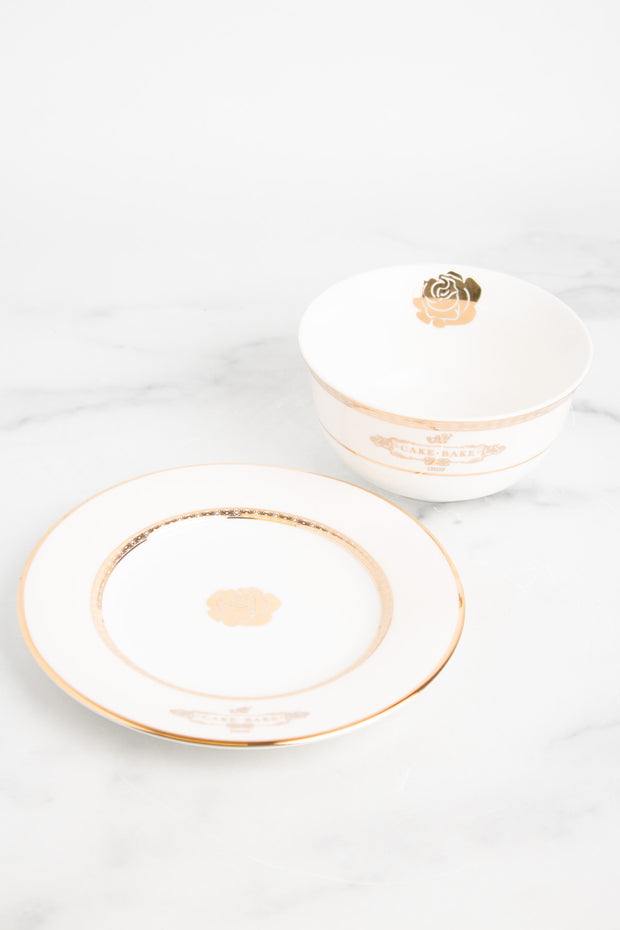 Soup Cup & Appetizer Plate Set