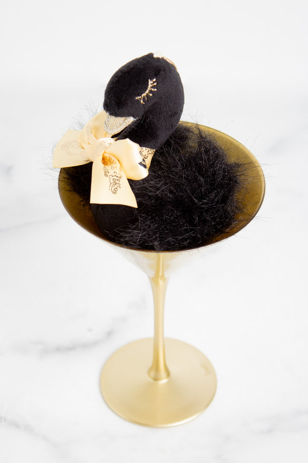 Black Swan Plush Keychain
