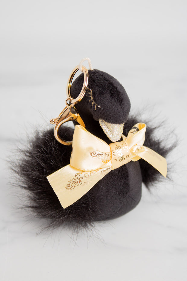 Black Swan Plush Keychain