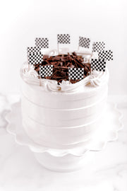 Gluten-Free Black & White Cake