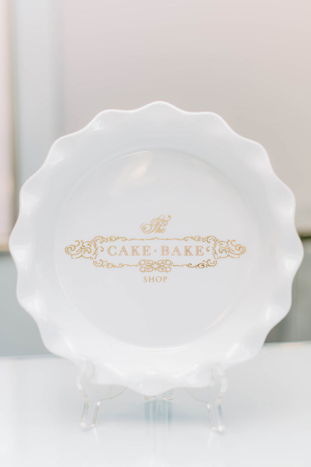 Cake Bake Shop's Custom Pillivuyt French Porcelain Pie Dish