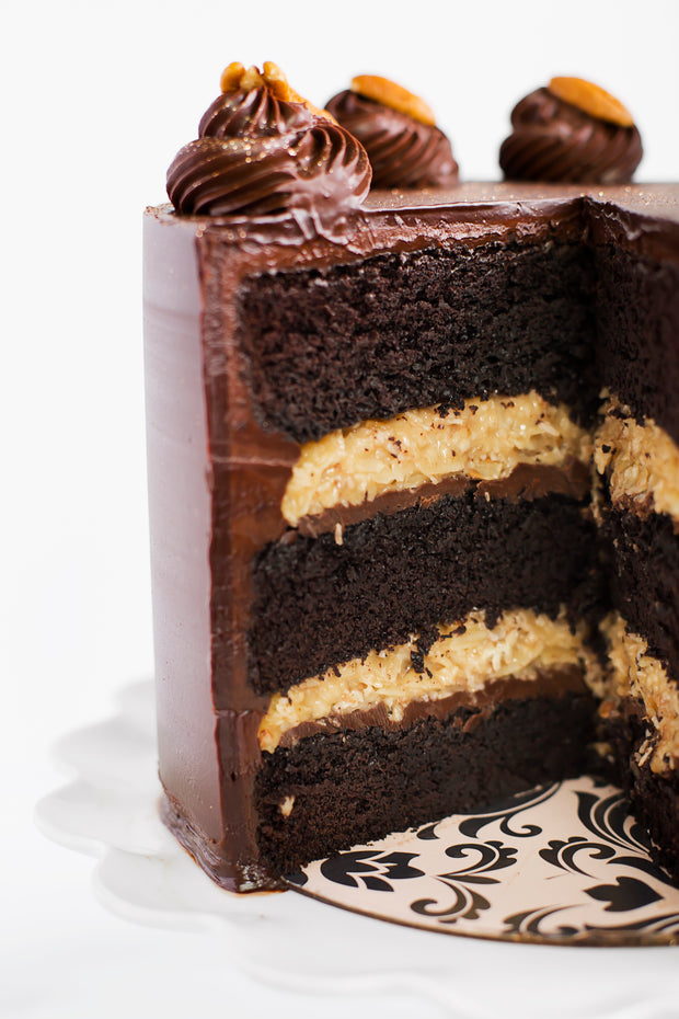 Inside-out German Chocolate Cake