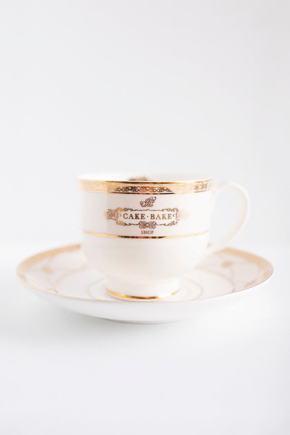 Cake Bake Shop Tea Cup & Saucer Set