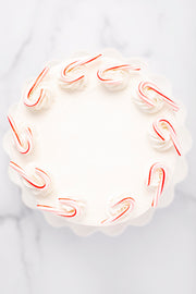 Peppermint Candy Cane Chocolate Cake