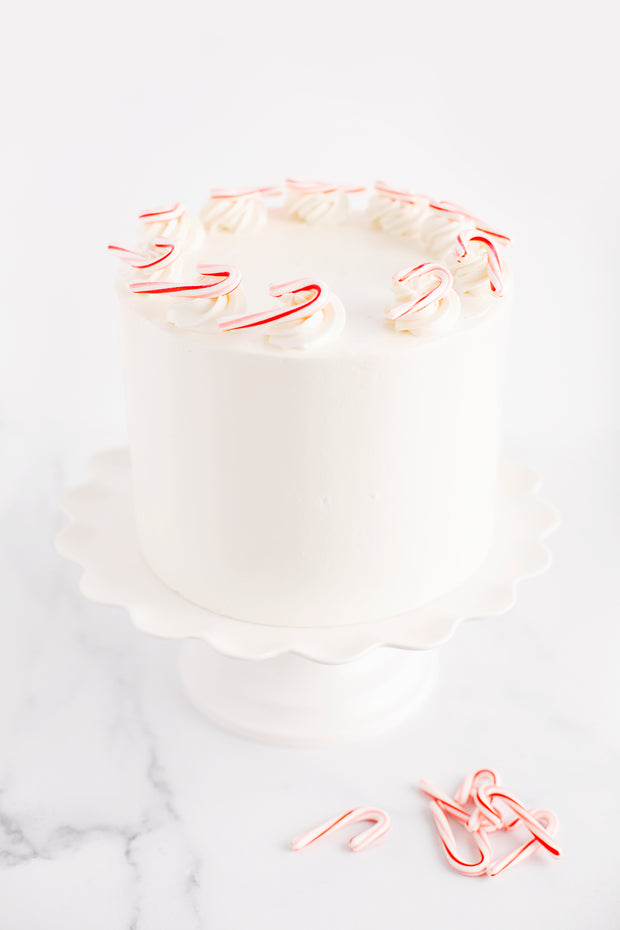 Peppermint Candy Cane Chocolate Cake