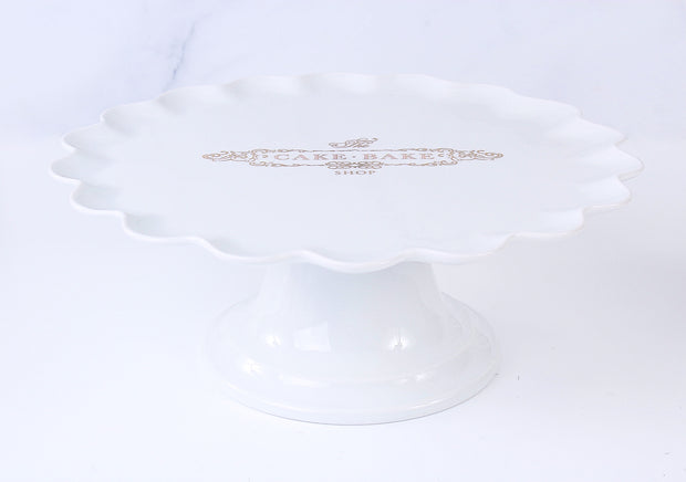 Cake Bake Shop's Custom Pillivuyt French Porcelain Cake Stand