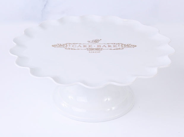 Cake Bake Shop's Custom Pillivuyt French Porcelain Cake Stand