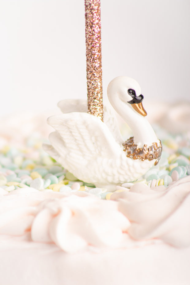 Swan Candle Holder Set