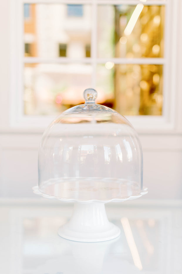 Hand Blown Glass Cake Domes