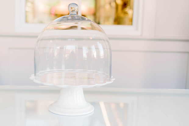 Hand Blown Glass Cake Domes