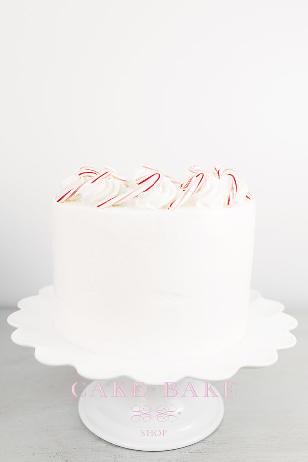 Peppermint Candy Cane Chocolate Cake