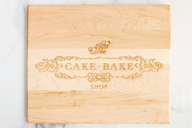 Cake Bake Shop Maple Cutting Board