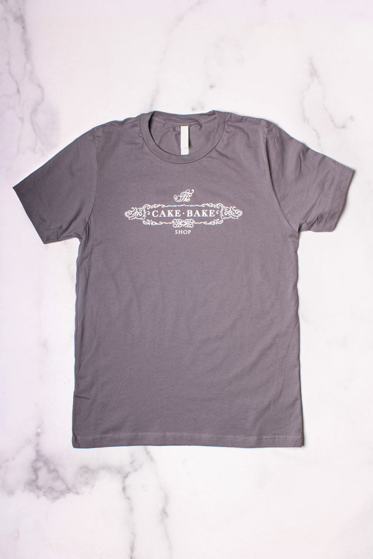Cake Bake Shop Logo T-shirt Light Gray (XS - XXL)