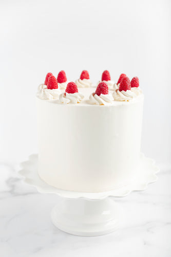 Raspberry Champagne Cake