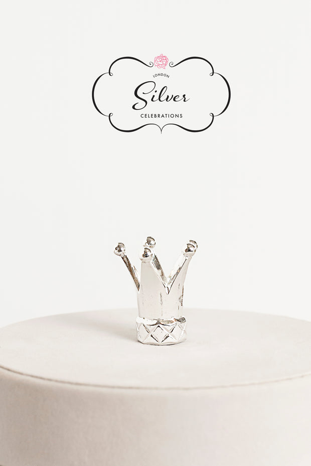 Silver Celebration Candle Holders Crown Collection