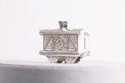 Silver Celebration Candle Holders Train Car Collection