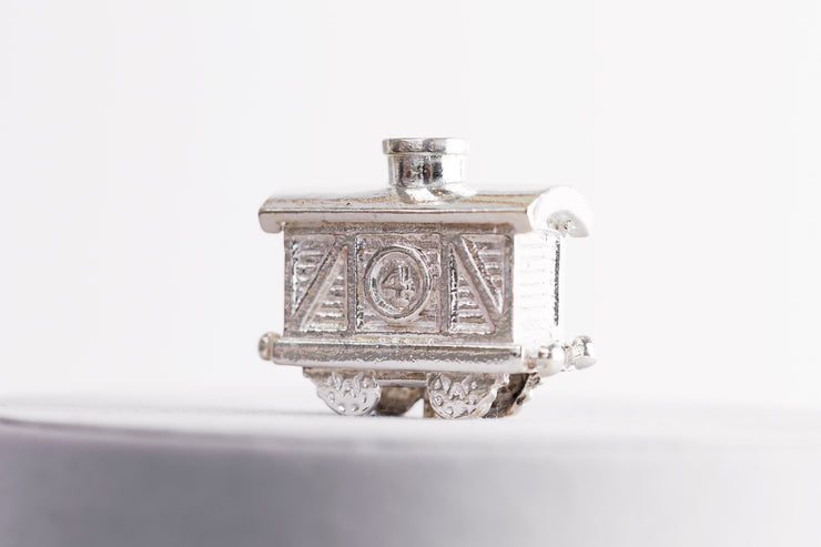 Silver Celebration Candle Holders Train Car Collection