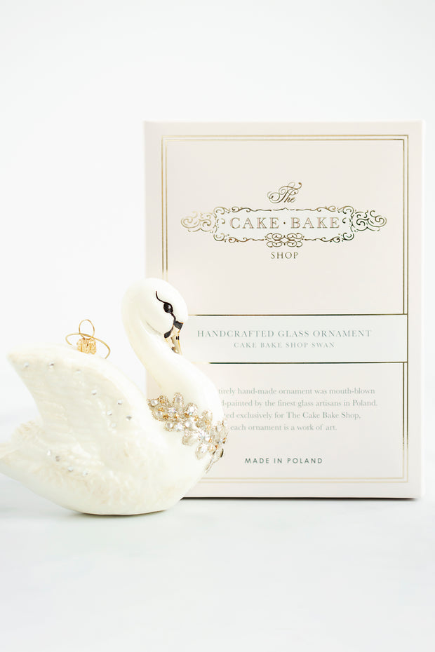 Cake Bake Shop's Swan Ornament